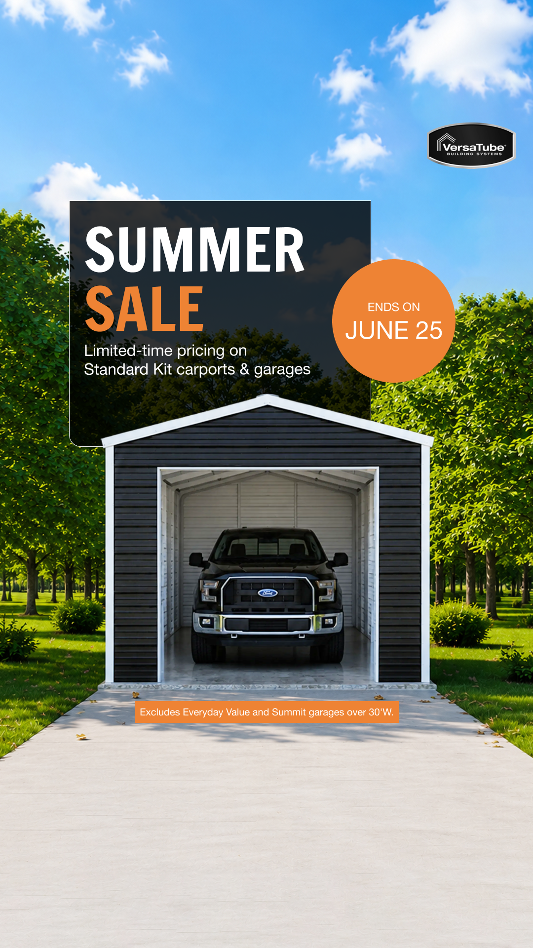 Frontier Garage 12'Wx21'Lx9'H 9x16